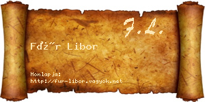 Für Libor névjegykártya